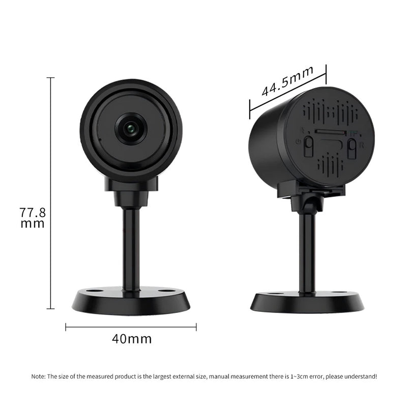 Smart Wireless Camera C1 WiFi IP Camera 1080p IR Night Vision AI Motion Detection Wide Angle View Dual Storage Security Camera