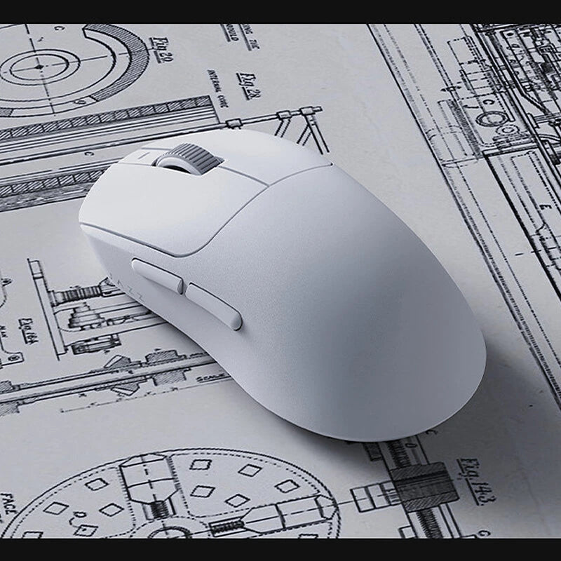 AJAZZ AJ199 MAX Tri-mode Wireless Gaming Mouse PAW3395 Sensor 26000DPI 51H Endurance E-sports Gamer Mice Lightweight 51g