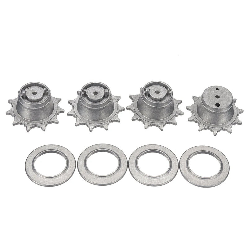 Heng Long 3918-1 1/16 RC Tank Spare Parts Metal Tracks/Drive Wheels/Transmission Gearbox Vehicles Model Accessories