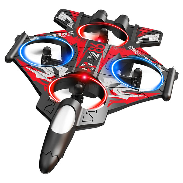 YLR/C YL85 YL86 WiFi FPV EPP Glider with LCD Screen Controller HD Camera Gliding Hovering Headless Mode 360 Rolling LED 2.4G RC Remote Control Drone Airplane Quadcopter Stunt Fighter RTF