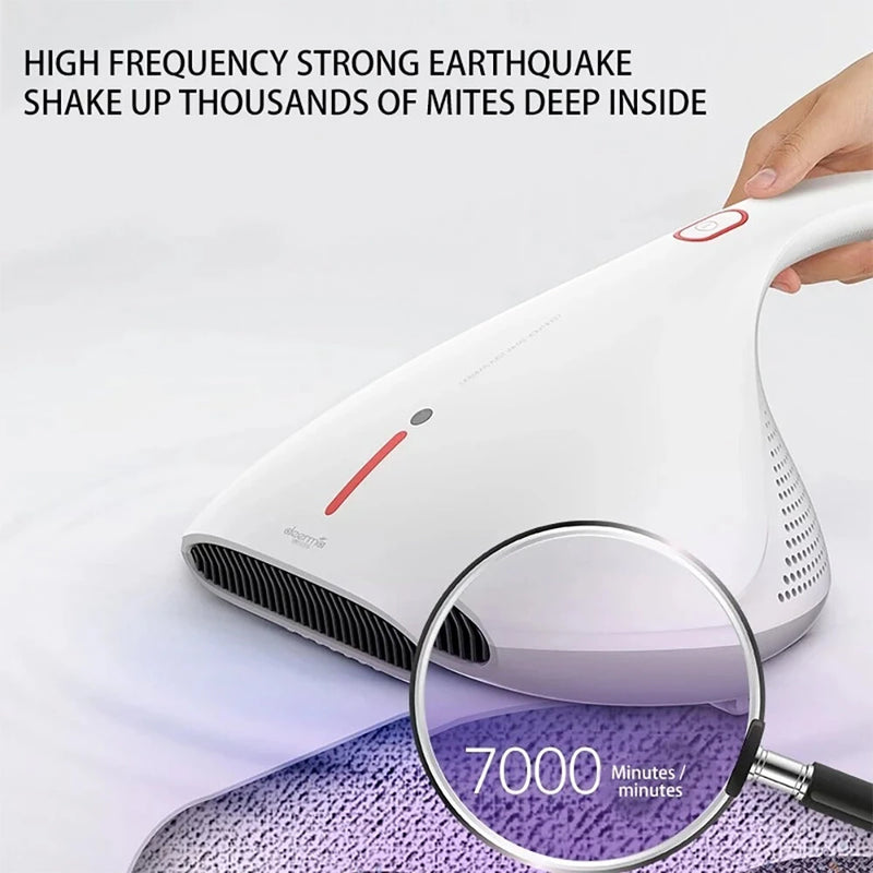 Deerma CM800 Dust Mite Vacuum Cleaner 13000pa Strong Suction 450W Handheld Mite Remover Ultraviolet Mite Remover for Sofa Bed