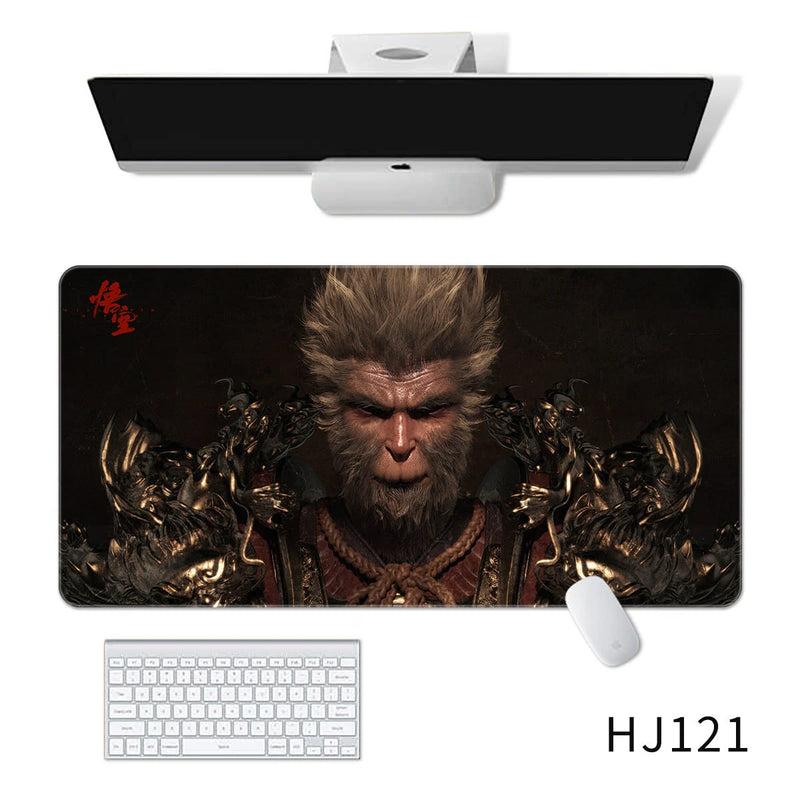 [Black Myth:WuKong] Large Gaming Mouse Keyboard Pad PC Game SunWukong XXL Mousepad Computer Keyboard Office Padding Accessories E-sports Desk Mat