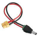 URUAV DC 5.5mm*2.5mm Female to Amass XT30/XT60 Female Connector Plug Cable for URUAV 6 in 1 PRO/ToolkitRC Charger