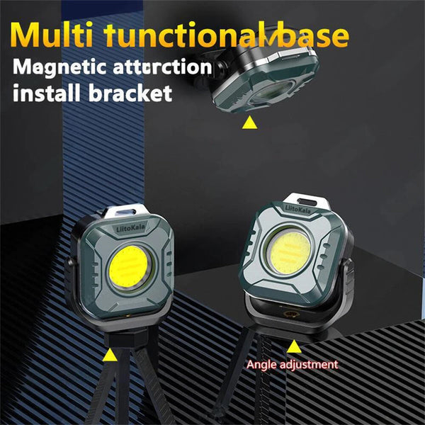 LiitoKala LF-986 Multifuncional Outdoor Camping Mini Portable Magnetic Working Light COB LED Beads 500LM 5.7W Type-C Charging Emergency Light