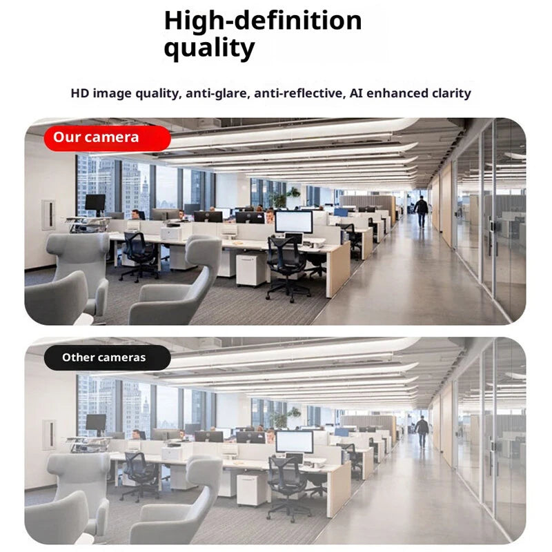 3MP Smart Mini Window Security Camera WiFi 5G Dual Band Wireless Motion Detect AI Color Night Vision Two Way Audio Indoors Surveillance Camera