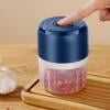100ML Multifunctional Garlic Grinder Mini Garlic Paste Machine Household Electric Garlic Pounder Garlic Press Baby Food Processor