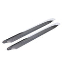 1pair PUDU 350mm Carbon Fiber Main Rotor Blade Propeller For RC Helicopter