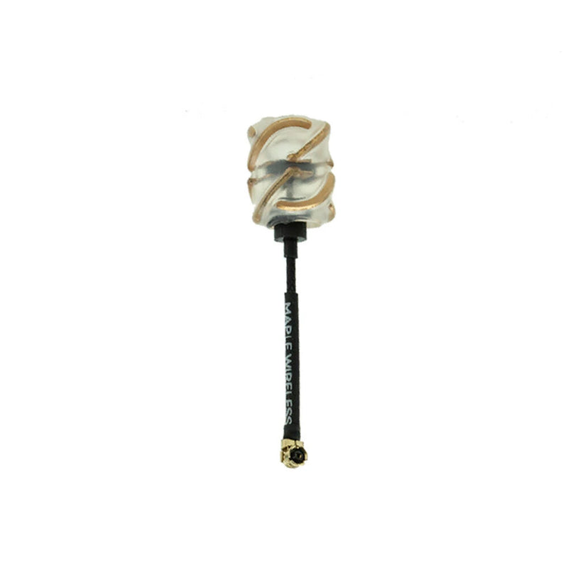 Maple Wireless Light 1S 5.8Ghz 2dBi Circular Polarization Lollipop FPV Antenna RHCP IPEX for Acrobee Mobula7 Mobula8 BETAFPV 1S FPV Tinywhoop RC Drone