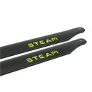Steam 420mm Carbon Fiber Main Blades for Class 420 RC Helicopter
