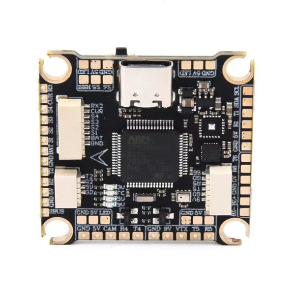 30.5x30.5mm F405 F4 Flight Controller with 5V 10V BEC Output & 60A BLS 4in1 3~6S ESC Stack for FPV Racing Drones