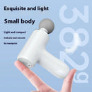 Electric Mini Muscle Massage Gun 6 Speed 4 Massage Heads Professional Vibration Massager Fitness Fascia Gun