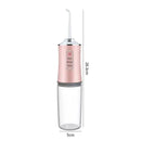 Cordless Dental Oral Irrigator with Adjustable Pressure Modes USB Rechargeable Water Flosser for Travel and Home