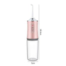 Cordless Dental Oral Irrigator with Adjustable Pressure Modes USB Rechargeable Water Flosser for Travel and Home