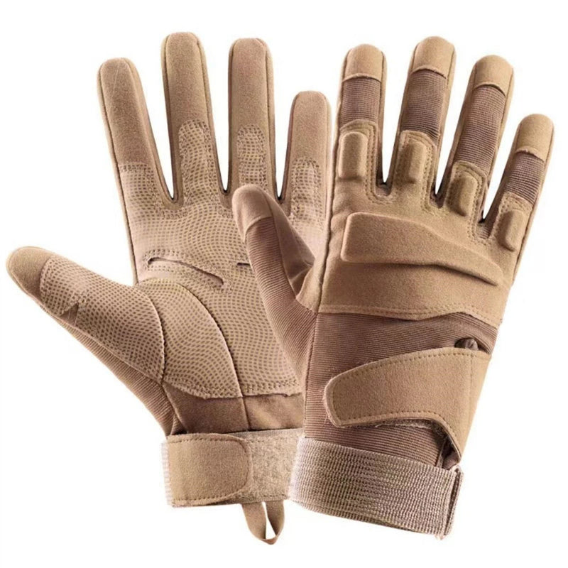 XANES Cycling Protective Gloves Breatheable Anti-slip Full Finger Outdoor Sports Tactical Gloves for Climbing Mountaineering