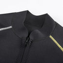 ZCCO 1.5mm Diving Suit Comfortable Neoprene Long Sleeve Waterproof Front Zipper Smooth Design Water Sport Jacket for Surfing Deep Diving Snorkeling