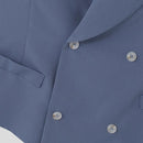 INCERUN Mens Solid Color Double-Breasted Two Pieces Outfit Sleeveless Blazer Vest Pant Casual Suit for Male