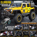 ZLL SG206 PRO/MAX RTR 1/20 2.4G 4WD Brushed/Brushless RC Car Wrangler Rock Crawler Off-Road Climbing Truck LED Lights Metal Frame Full Proportional Vehicles Models Toys