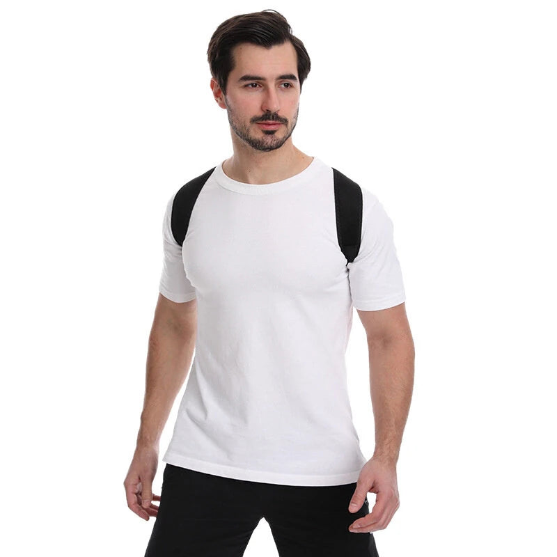 KALOAD Adjustable Back Support Invisible Shoulder Posture Corrector Unisex Spine Neck Health Correction Belt for Home Office Sport