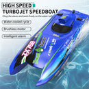 TY XIN 768 Brushless RTR 2.4G 30km/h RC Boat Jet Speedboat Water Cooling Waterproof Remote Control Ship High Speed Full Proportional Vehicles Models Toys