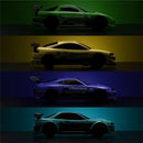 Turbo Racing 2026 New Year Set C71 C72 C73 C74 1/76 2.4G RWD Mini Sports RC Cars Limited Edition LCD Screen Full Proportional Micro Remote Control Vehicles Models Kids Children Gifts Toys