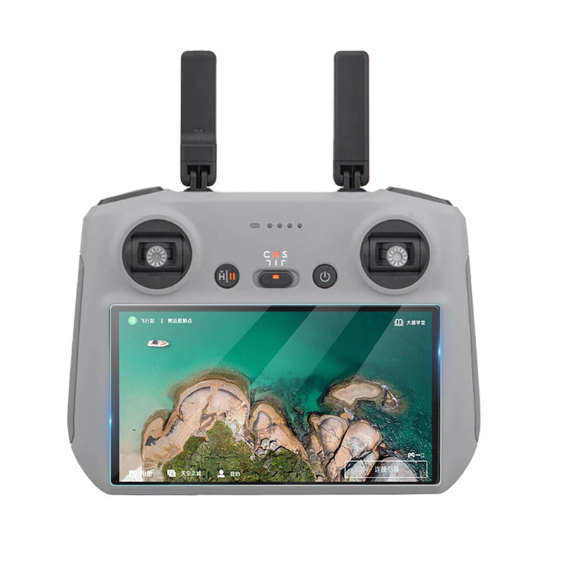 BRDRC RC / RC2 Remote Control Tempered Glass Protective HD AR Screen Enhancing Film Anti-Reflective Slim for DJI Mini 4 PRO / Mini 3 Controller