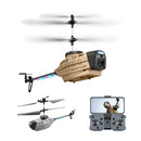 KY202 Black Bee 4CH 6-Axis 4K Dual Camera Air Gesture Obstacle Avoidance Intelligent Hover RC Helicopter RTF