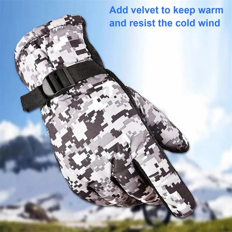 Waterproof Cotton Gloves for Men and Women Breathable Snow Gloves Motorcycle Gloves Snowboard Ski Gloves