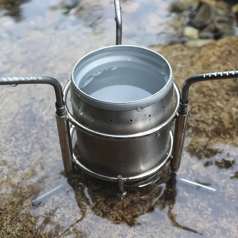 IPRee Mini Portable Liquid Alcohol Stoves Camping Picnic Stove Outdoor Stainless Steel Liquid Alcohol Stove Liquid Burner for Camping