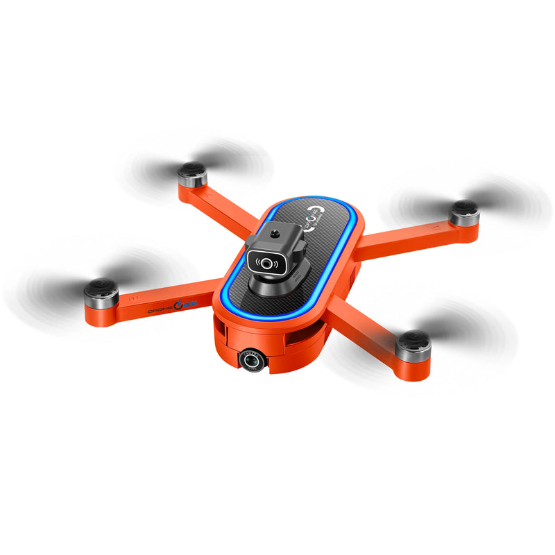 YLR/C S186 WiFi FPV with 5.9inch LCD Screen Controller HD Dual Camera Servo Gimbal 360 Obstacle Avoidance Brushless Foldable RC Drone Quadcopter RTF