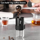 Bincoo Portable Manual Coffee Grinder with Ceramic Core Adjustable Grind Settings Travel-Friendly 25g Capacity Compact for Home & Camping