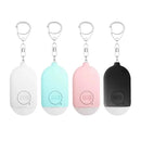 Intelligent SOS Personal Alarm Self Protection Keychain 130dB Loud Safety Panic Button Or Pull Pin Alert Waterproof Device with Flashlight for Kids Elderly Women