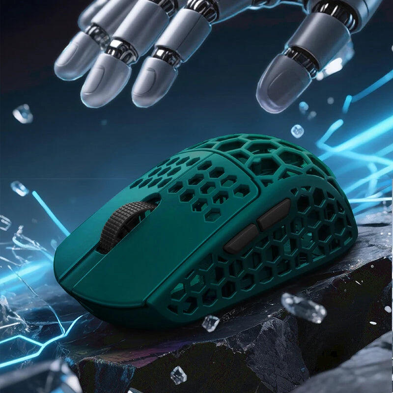 Darmoshark M5 Air Carbon Fiber Wireless Mouse 30g Lightweight PAW3950 8K Polling Rate Tri Mode 2.4G/bluetooth/Wired Gamer Mice for PC Laptop Computer