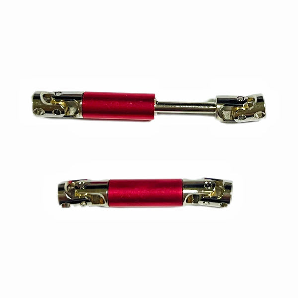 2PCS LDRC 18401 18499 1/18 Rock Crawler RC Car Parts Metal Drive Shaft Vehicles Models Spare Accessories