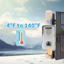 Wireless Intercom Doorbell System Long Range Two-Way Communication Rechargeable Battery Adjustable Volume Weather Resistant Easy Installation for Home Hospital Elderly Care CN Plug