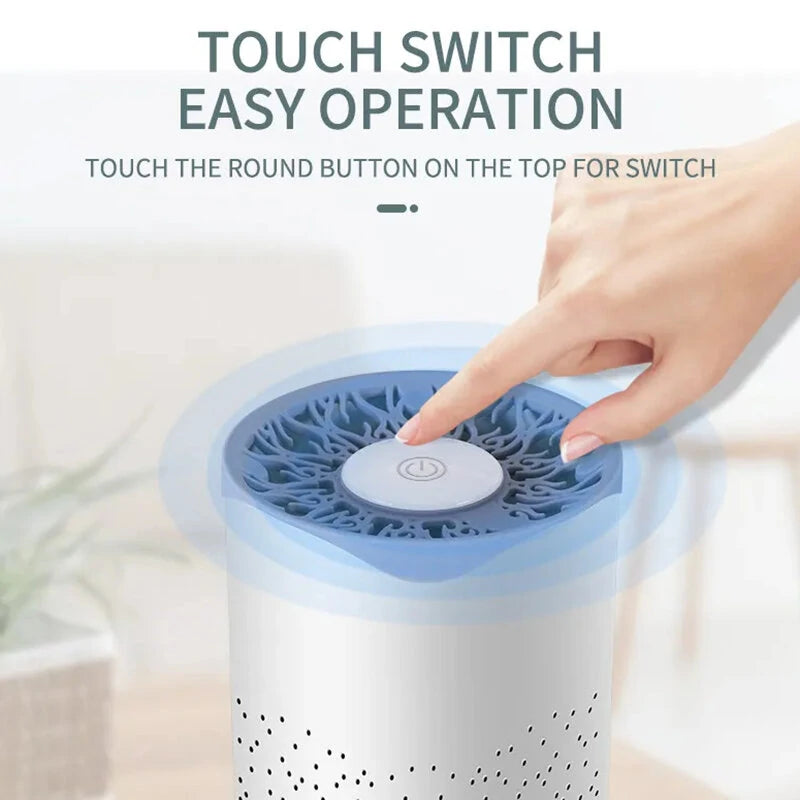 Air Purifiers Home Desktop Smoke Formaldehyde Deodorizer Filtration System Cleaner Odor Eliminators