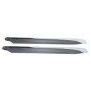 1pair PUDU 350mm Carbon Fiber Main Rotor Blade Propeller For RC Helicopter
