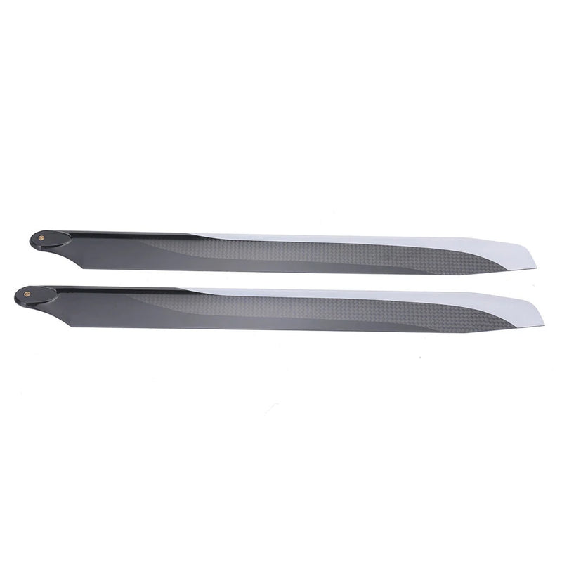 1pair PUDU 350mm Carbon Fiber Main Rotor Blade Propeller For RC Helicopter