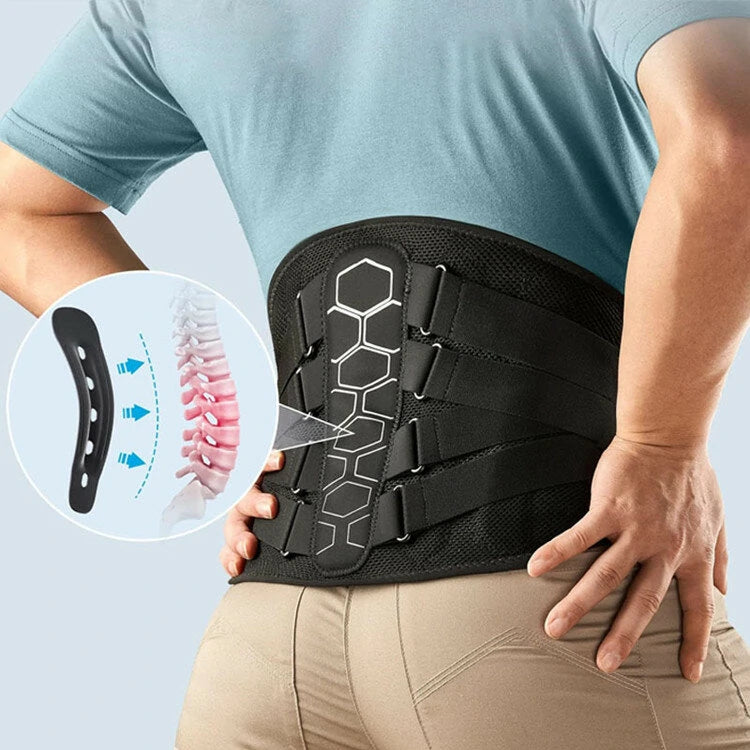 Sport Belt Comfort Anti-Skid Ergonomic Design Waist Spine Protection for Herniated Discs Sciatica Sports Injury Recovery
