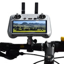 BRDRC RC / RC 2 Screen Remote Control Riding Bracket Action Camera Holder Bike Handle Clamp Bicycle Mount for DJI MINI 4 PRO / Mini 3 PRO Controller