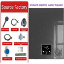 Tevorex 5500W 220V Instant Electric Water Heater IPX4 Waterproof LED Digital Display Fast Heating Constant Temperature for Bathroom Kitchen