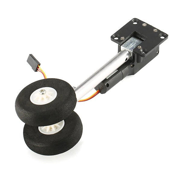 Two Wheeled Shocking Proof Retract Landing Gear Set For 2KG RC Airplane