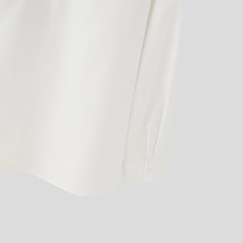 INCERUN Stylish Men's Color-block Striped Long-sleeve Shirt Fashion Design Lapel Top Large Size Loose Fit Men S-5XL