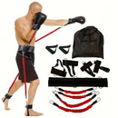 KALOAD 150lbs 12pcs Resistance Boxing Training Set MMA Boxing Equipment Full Body Workout Kit Home Taekwondo Strength Training Adjustable Arm Leg Bands Suitable for Professional Sports