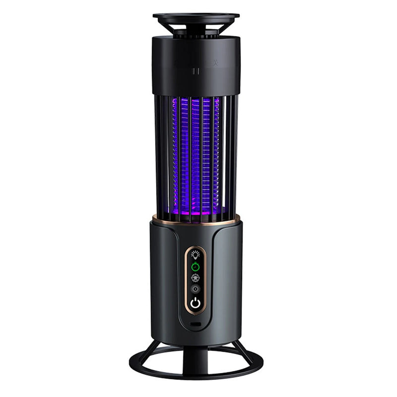 2 in 1 Strong Electric Shock Mosquito Killer Lamp 2000V High Power LED UV Light Portable Night Light Indoor Outdoor Bug Zapper Camping Lantern