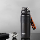 TKK SUS316 700ml Thermos Bottle Large Capacity Vaccum Cup Cold Insulation Portable Strap with Tea Flitter Thermal Flask