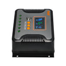 Pstar-30A/60A/80A PWM Solar Controller 12V-48V 100V Solar Panel Voltage Dual USB Ports LCD Screen Multiple Protection