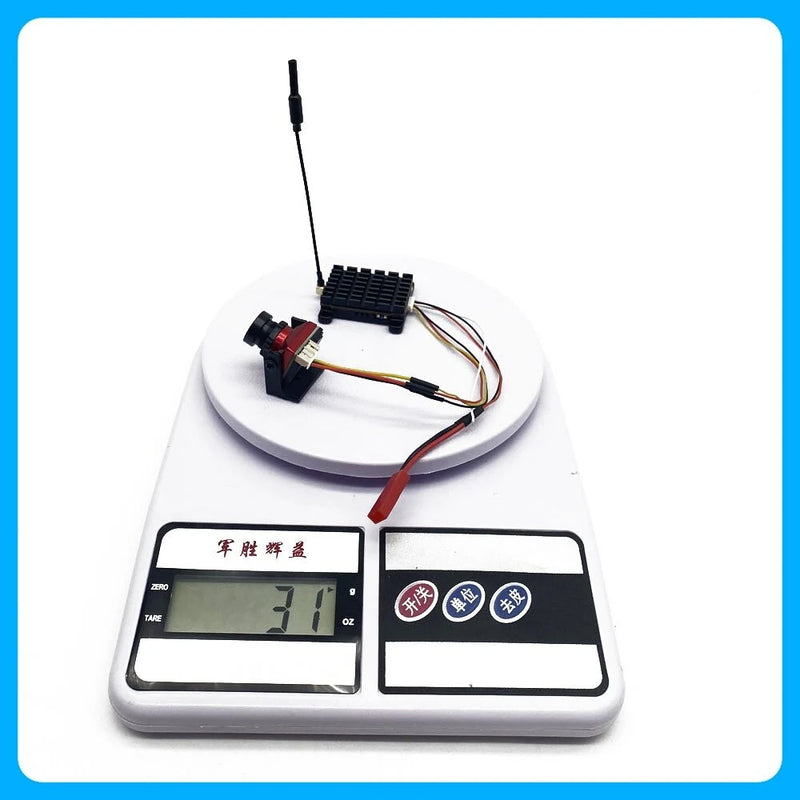 SLONWAKE 5.8G 48CH 1600mW Long Range FPV Transmitte VTX with 1500TVL AIO 130 Camera Support FatShark MMCX 2-4S Power for RC FPV Racing Drone