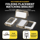 IPRee Folding Lantern Outdoor Emergency Camping Tent Atmosphere LED Light Ultralight Double-Sided Lamp Super Bright Household