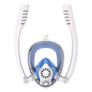 Double Tube Waterproof Anti-fog Goggles 180 Panoramic Full Face Swimming Goggles Fully Dry Snorkel Goggles for Diving
