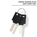 RIDERACE Bike Chain Lock Portable High Security Anti-Theft Bicycle Lock with 2 Keys for Bicycle Electric Scooter Motorcycle